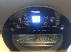 air fryer and rotisserie mini over