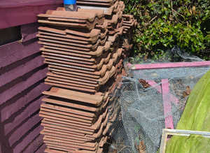 Roman concrete roofing tiles