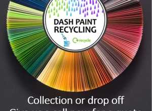 Paint can collections available throughout Kent