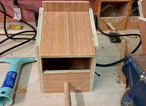 Hand made nest boxes