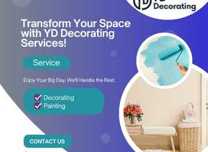 Transform Your Space with YD Decorating Services!