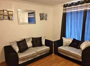 **Exclusive Brand New Corner Lounge Set - 3 & 2 Seater with Footstool