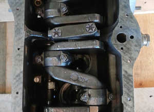 Engine block with crankshaft Fiat 1100 type 103g005