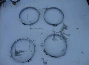 Headlight rings for Maserati Quattroporte series 2