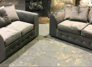 Milan Designer Collection - 3 & 2 Seater Corner Sofa Setup