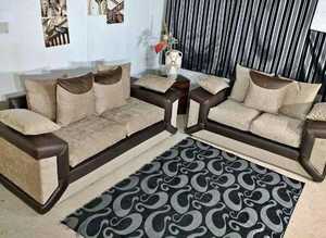 **Exclusive Brand New L-Shape Couch - 2 & 3 Seater with Footstool