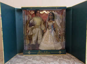 Disney Aladdin & Jasmine platinum limited edition 250 doll set (NRFB)