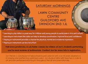 Tabla Classes in Swindon