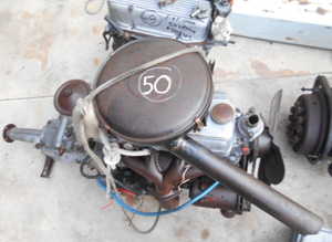 Engine and gearbox Borg Ward Isabella
