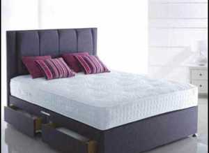 **Modern Comfort: Single, Double & Queen Size Storage Ottoman Bed with Supportive Mattress**