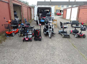 GOOD SELECTION OF FOLDING BOOT FRIENDLY AND LARGER MOBILITY SCOOTERS