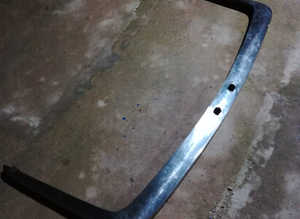 Rear bumper for Maserati Ghibli series 1
