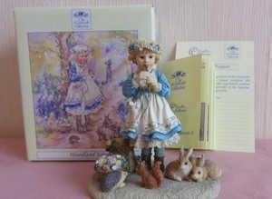 Christine Haworth Woodland song paintbox poppet