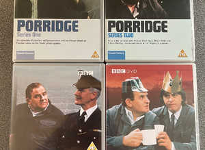 (913) Porridge tv series plus Christmas specials dvds