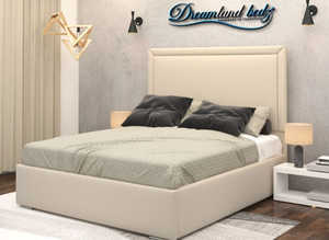 Alexis Luxuries Upholstered Bed Frame With Optional Ottoman Storage