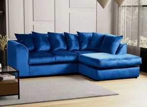 Ultimate Corner Seating Solution - 2 & 3 Seater Sofa with Footstool