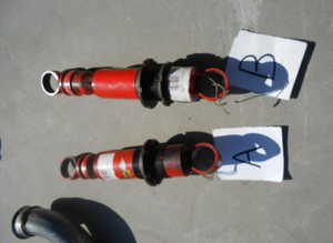 Rear shock absorbers for Lamborghini Countach LP400