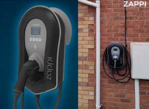 EV chargers Northampton Zappi Charger Tethered Black