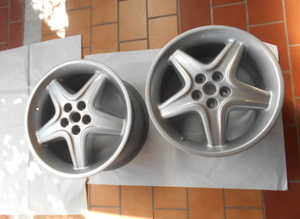 Rear wheel rims for Ferrari 512 Tr
