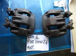 Front brake calipers overhauled for Fiat Dino 2400