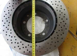 Rear brake discs for Porsche 911 (964) Carrera 2