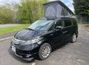 Honda Elysion campervan By Wellhouse 2.4i Auto 2010 in Black 59,000 miles LEZ/CLEAN AIR ZONE COMPLIANT