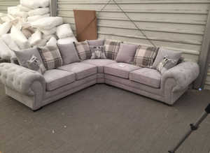 Premium Corner Lounge Collection - 2 & 3 Seater with Extra Seating