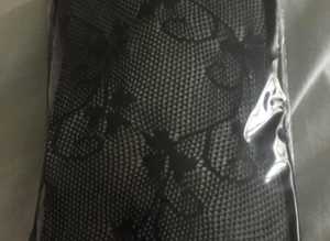 (471) Black tights, size medium, new!