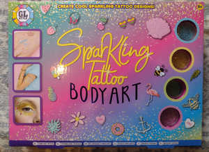 Sparkling Tattoo Body Art Toys For The Girls.