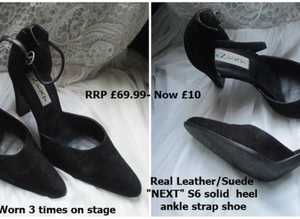 Quality leather M&S ladies shoes s6