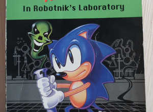 Sonic the hedgehog In Robotniks laboratory Martin Adams paper back 1993 1st Edition