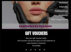 Beauty gift vouchers