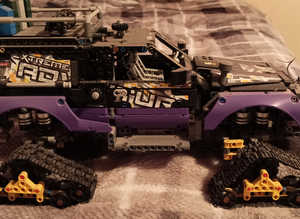 STILL AVAILABLE Retired LEGO Technic No 42069 Set Extreme Adventure Truck with snow track wheels in purple