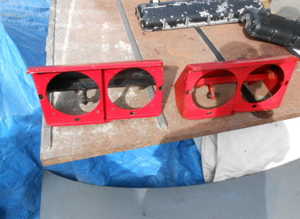 Headlight housings for Ferrari 512 BB