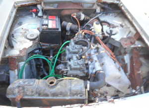 Engine and gearbox for Lancia Fulvia coup 1.3 type 818.303