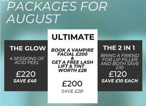 Special offers beauty and Aesthetics