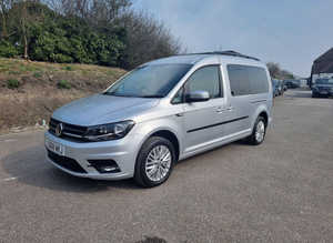 VOLKSWAGEN CADDY MAXI WAV 2.0 TDI 2018/68 Free Delivery To UK Mainland ULEZ Compliant Auto 25,512 Miles
