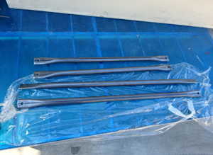 Rear body tie rods for Lamborghini Miura