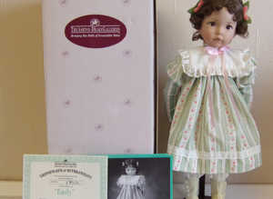 Ashton drake Galleries Emily Edwardian porcelain doll 1997 Diana Effner RARE!!