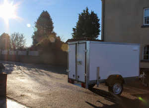 Debon roadster C220 box van trailer - £2209 + VAT - White