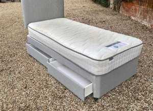 **Maximized Comfort & Space: Single, Double & Queen Size Storage Ottoman Bed with Cozy Mattress**