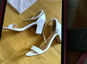 Ladies white shoes