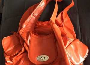 (215) Bright Orange handbag