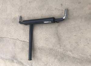Rear exhaust silencer for Maserati Indy