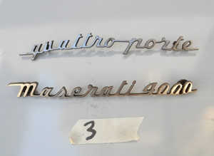 Emblem Maserati Quattroporte 4000