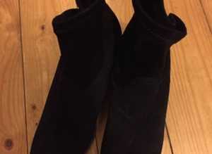 (409) Next black wedge ankle boots, size 8/42