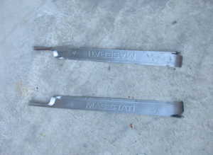 Chrome sill covers Maserati Biturbo