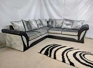 **Brand New Cozy Corner Lounge - 2 & 3 Seater Sofa Plus Footstool**