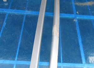 Internal upper door moldings for Maserati Mistral