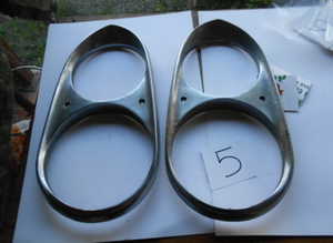 Headlamp rims for Ferrari 330 Gt 2+2 s1